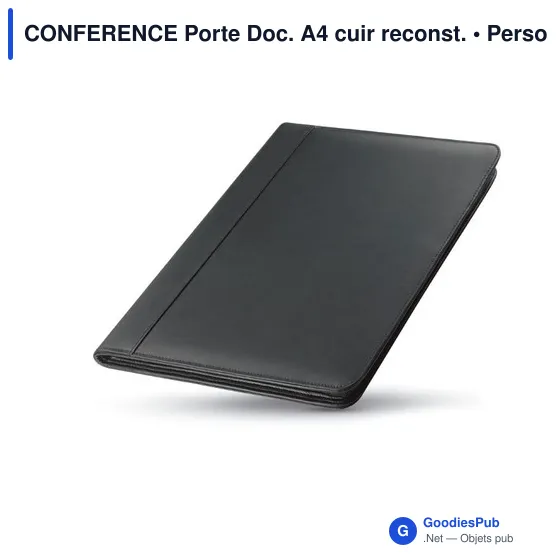 CONFERENCE Porte Doc. A4 cuir reconst. - Image 2