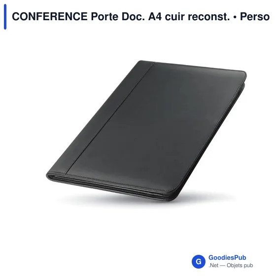 CONFERENCE Porte Doc. A4 cuir reconst. - Image 3