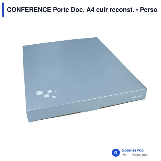 CONFERENCE Porte Doc. A4 cuir reconst. - Image 6
