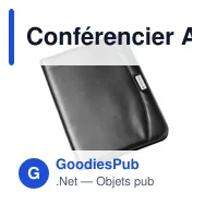 Conférencier A4 personnalisable Charles Dickens® avec logo - Miniature 5