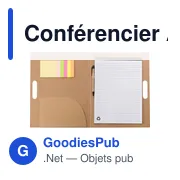 Conférencier A4 en carton Charlie - Miniature 2