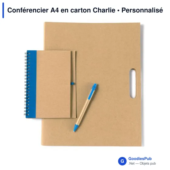 Conférencier A4 en carton Charlie - Image 4