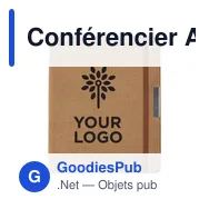 Conférencier A4 personnalisable en liège avec logo - Avani - Miniature 1