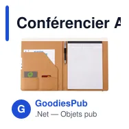 Conférencier A4 personnalisable en liège avec logo - Avani - Miniature 2