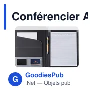 Conférencier A4 personnalisable en polyester 600D avec logo - Miniature 11