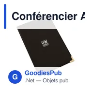 Conférencier A4 personnalisable en PU avec logo - Jovita - Miniature 1