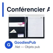 Conférencier A4 personnalisable en PU avec logo - Jovita - Miniature 6