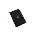 Variante noir - Conférencier A4 personnalisable en PU avec logo - Jovita