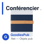 Conférencier A4 personnalisable en rPET et PU avec logo - Miniature 1