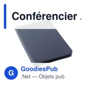 Conférencier A4 zippé personnalisable en PVC avec logo - Miniature 5