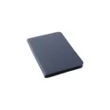 Variante bleu - Conférencier A4 zippé personnalisable en PVC avec logo