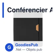 Conférencier A4 personnalisable en rPET avec logo - Jasmin - Miniature 1