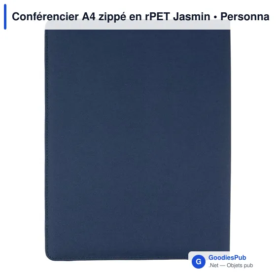 Conférencier A4 personnalisable en rPET avec logo - Jasmin - Image 11