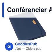 Conférencier A4 personnalisable en rPET avec logo - Jasmin - Miniature 3