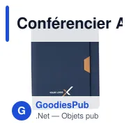Conférencier A4 personnalisable en rPET avec logo - Jasmin - Miniature 7