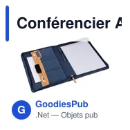 Conférencier A4 personnalisable en rPET avec logo - Jasmin - Miniature 10