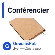 Conférencier A5 personnalisable en liège avec logo - Franklin - Miniature 8