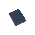 Variante bleu - Conférencier A5 personnalisable en PU avec logo - Gia