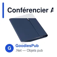 Conférencier A5 personnalisable en rPET avec logo - Tamara - Miniature 3