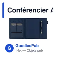 Conférencier A5 personnalisable en rPET avec logo - Tamara - Miniature 5