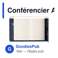 Conférencier A5 personnalisable en rPET avec logo - Tamara - Miniature 6