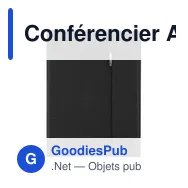 Conférencier A5 personnalisable en rPET avec logo - Tamara - Miniature 10