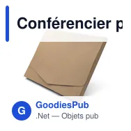 Conférencier personnalisable A4 en carton avec logo - Isabelle - Miniature 3