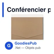 Conférencier personnalisable A4 en carton avec logo - Isabelle - Miniature 5