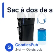 Sac à dos de sport personnalisable CONFI avec logo - Miniature 1