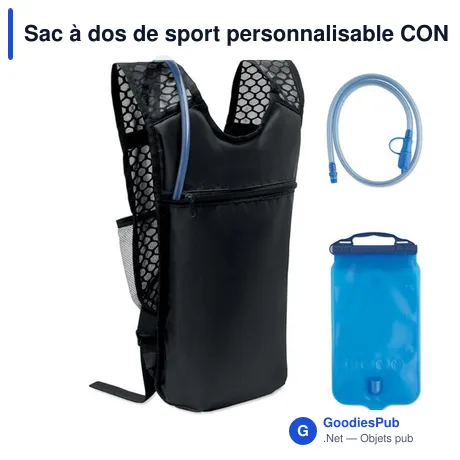 Sac à dos de sport personnalisable CONFI avec logo