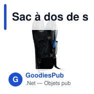 Sac à dos de sport personnalisable CONFI avec logo - Miniature 2