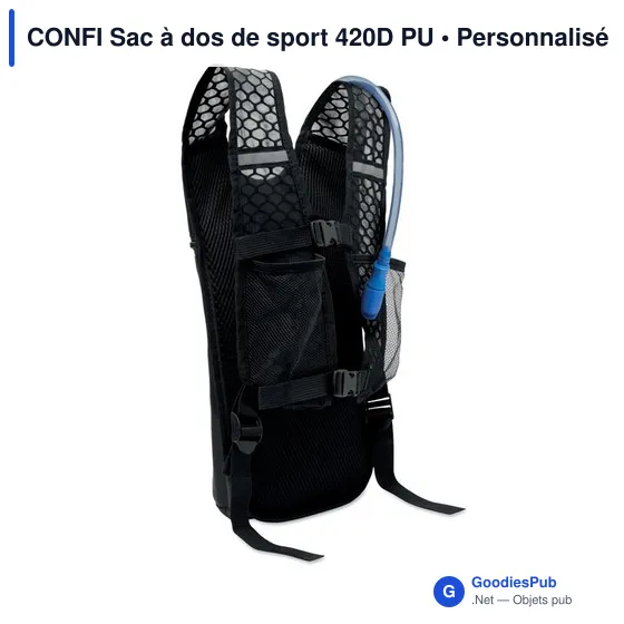 Sac à dos de sport personnalisable CONFI avec logo - Image 2