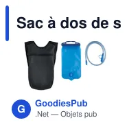 Sac à dos de sport personnalisable CONFI avec logo - Miniature 3