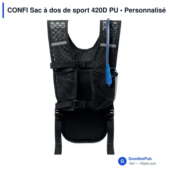 Sac à dos de sport personnalisable CONFI avec logo - Image 4