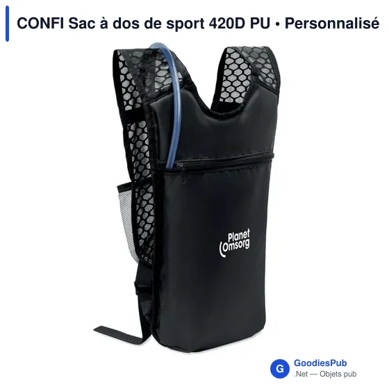 Sac à dos de sport personnalisable CONFI avec logo - Image 5