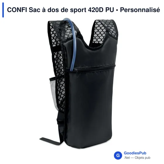 Sac à dos de sport personnalisable CONFI avec logo - Image 8