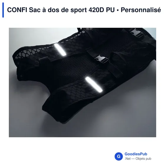 Sac à dos de sport personnalisable CONFI avec logo - Image 9