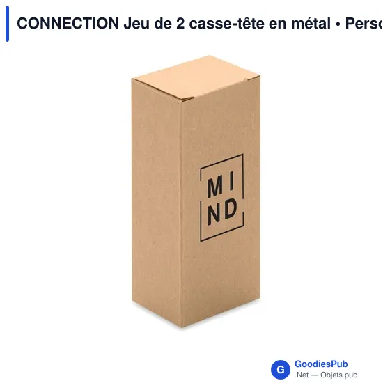 CONNECTION Jeu de 2 casse-tête en métal - Image 4