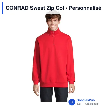 CONRAD Sweat Zip Col