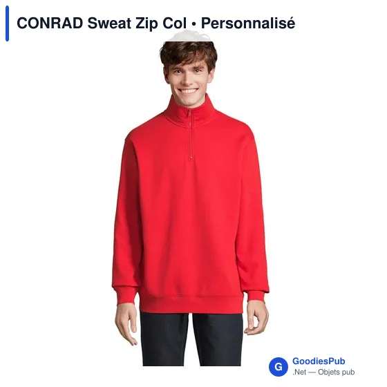 CONRAD Sweat Zip Col - Image 4