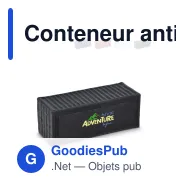 Conteneur anti-stress personnalisable en mousse PU avec logo - 4 coloris - Miniature 1