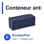 Conteneur anti-stress personnalisable en mousse PU avec logo - 4 coloris - Miniature 4