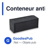 Conteneur anti-stress personnalisable en mousse PU avec logo - 4 coloris - Miniature 5