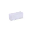 Variante Blanc - Conteneur anti-stress personnalisable en mousse PU avec logo - 4 coloris