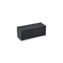 Variante Noir - Conteneur anti-stress personnalisable en mousse PU avec logo - 4 coloris