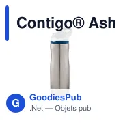 Bouteille isotherme personnalisable Contigo® Ashland Chill 590 ml avec logo - Miniature 1