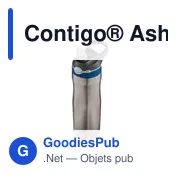 Bouteille isotherme personnalisable Contigo® Ashland Chill 590 ml avec logo - Miniature 3
