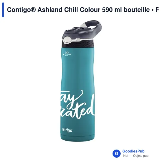 Bouteille isotherme personnalisable Contigo® Ashland Chill 590 ml avec logo - Image 10
