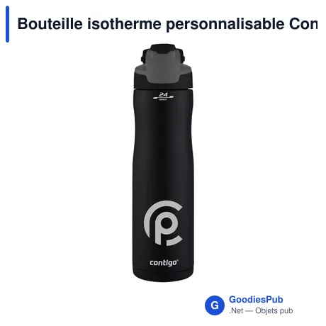 Bouteille isotherme personnalisable Contigo® Autoseal Chill 720 mlavec logo