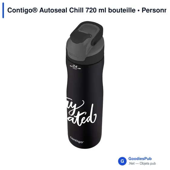 Bouteille isotherme personnalisable Contigo® Autoseal Chill 720 mlavec logo - Image 2